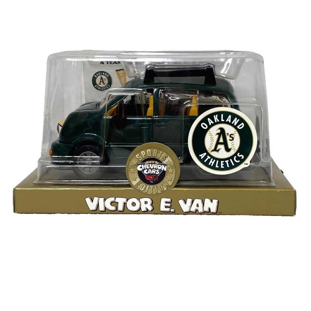 Oakland A's VICTOR E VAN 2007 Chevron Cars Sports Edition Green Athletics
